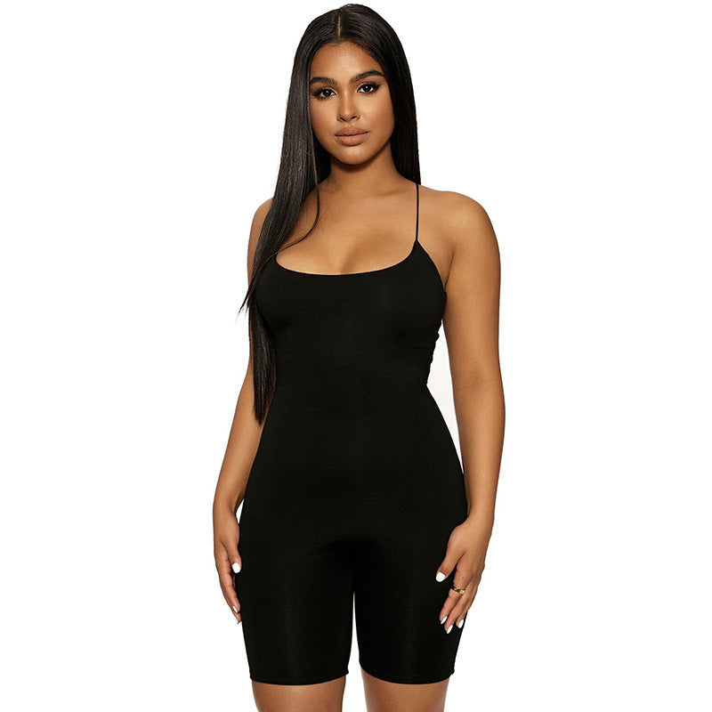 Woman Rompers Bar Club Bodycon Bodysuit Jumpsuit