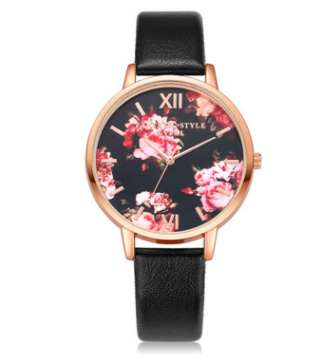 High Quality Fashion Leather Strap Rose Gold Women Watch Casual Love Heart Quartz Wrist Watch Women Dress Ladies Luxury Watches