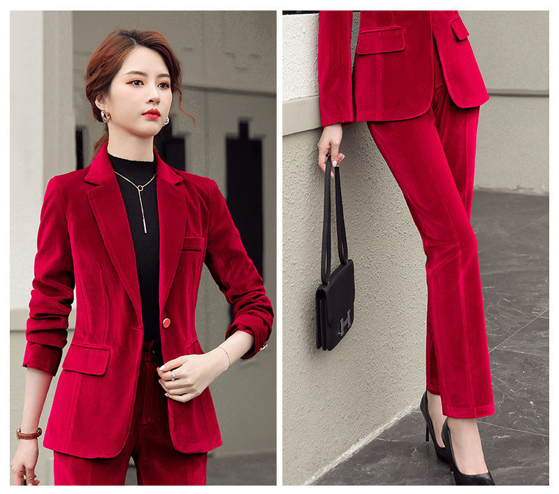 Slim-fit Fashion Temperament Jacket Suit